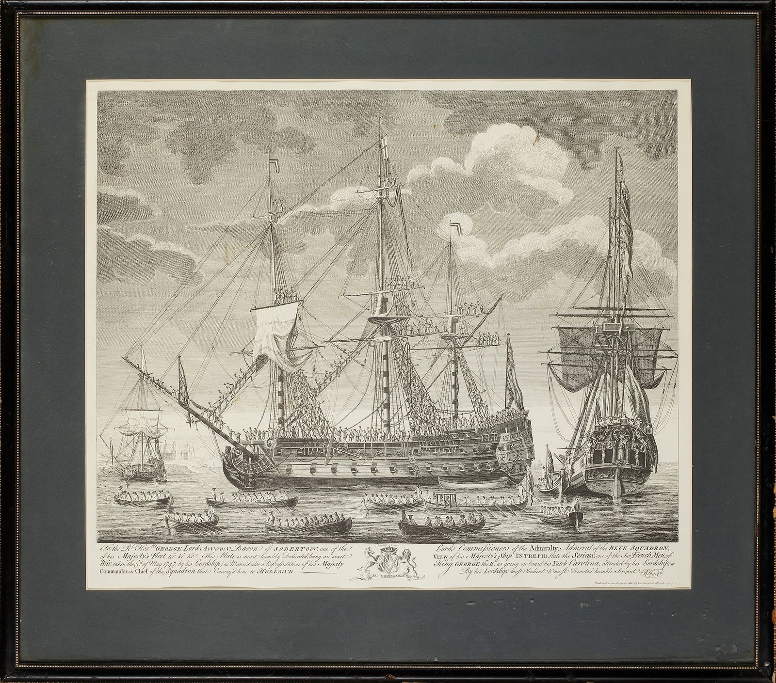 THE FLEET OF LORD ANSON AND HMS INTREPID (1 of 2)