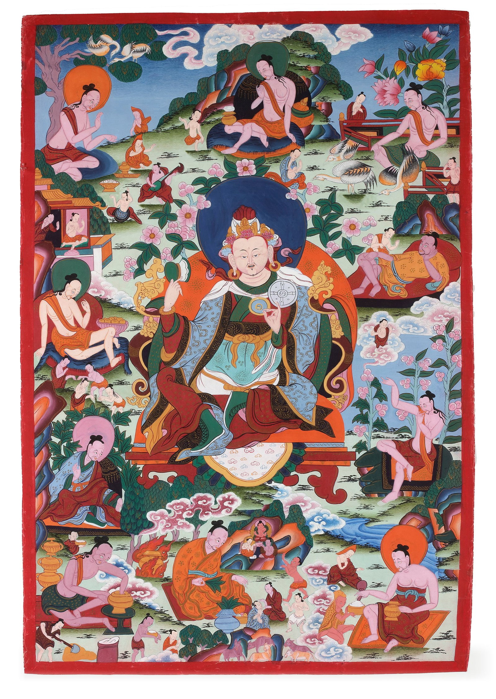 A THANGKA OF PADMASAMBHAVA, TIBET, 20TH CENTURY (1 of 1)