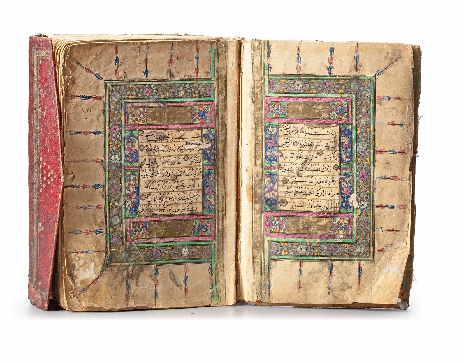 AN ILLUMINATED OTTOMAN QURAN, 19TH CENTURY (1 of 5)