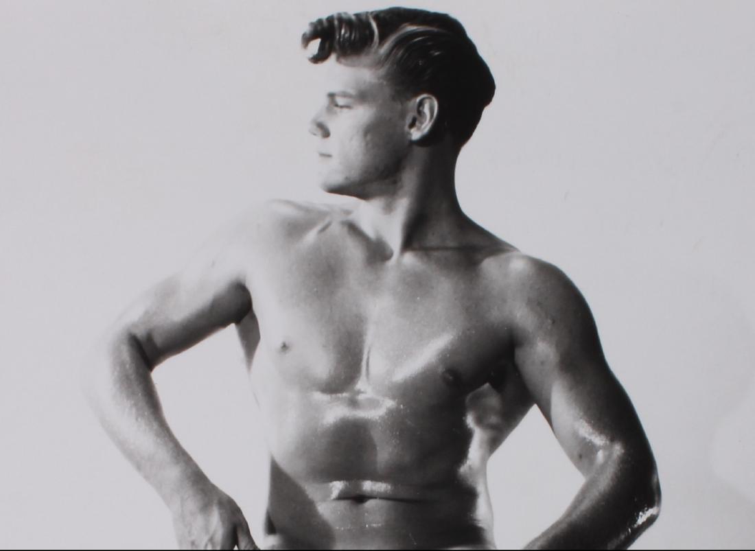 Signed Original Dave Martin of San Francisco Photograph: Original Dave Martin of San Francisco Athletic Physique Male Nude Photograph. Ashcroft and Moore LLC is licensed by the Estate of Dave Martin as seller of his catalog of photographs that span his care