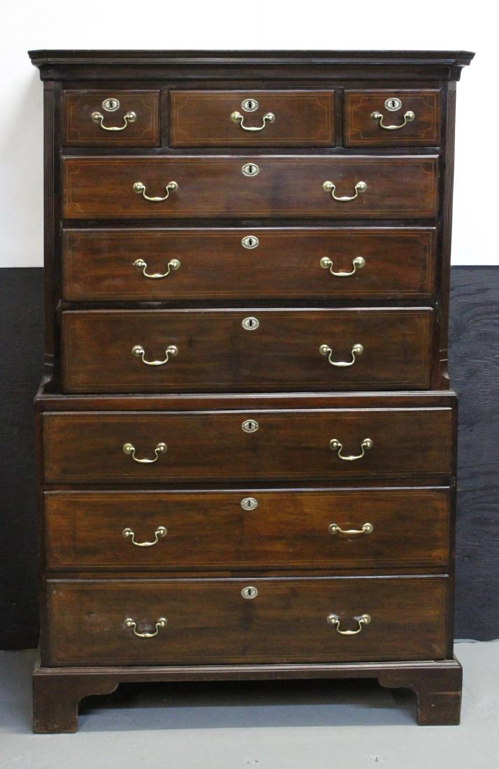 English George III Chest on Chest (1 of 3)