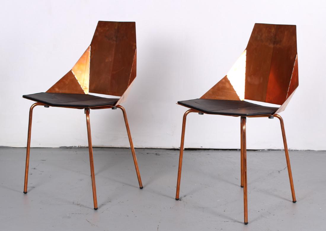 Pair Copper Clad Chairs (1 of 4)