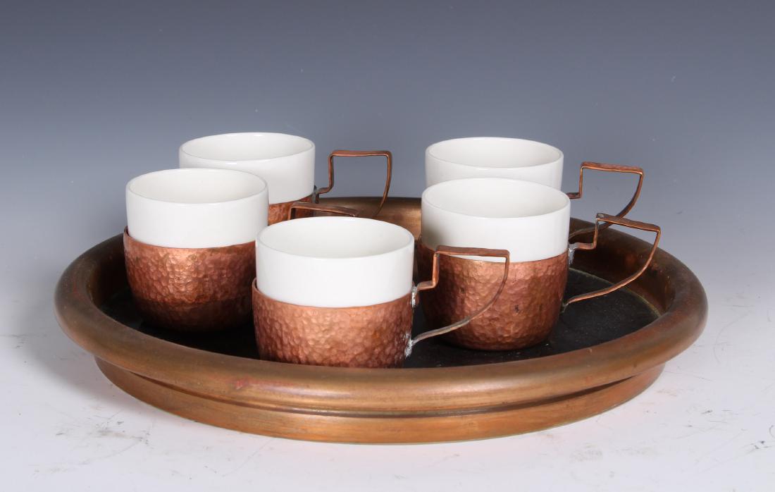 Joseph Heinrichs New York Copper Demitasse Service (1 of 2)