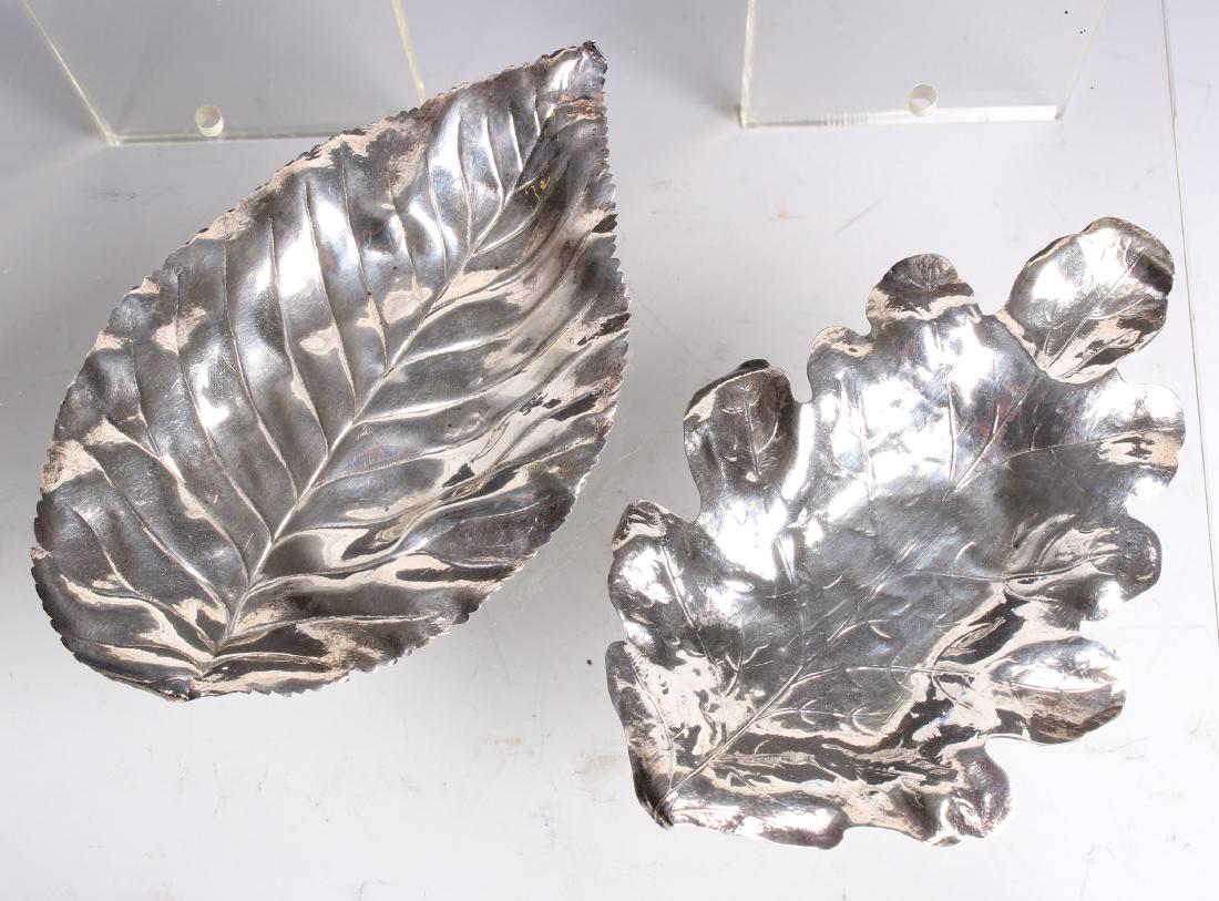2 Buccellati Style Leaf Form Nut Trays (1 of 3)