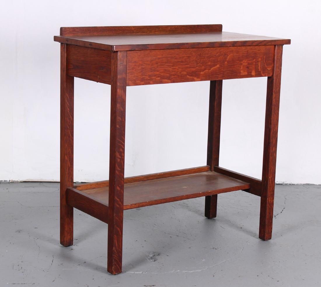 White Label L & JG Stickley Oak Sever: White Label L & JG Stickley Oak Sever. Size: 33 x 32 x 16 inches.