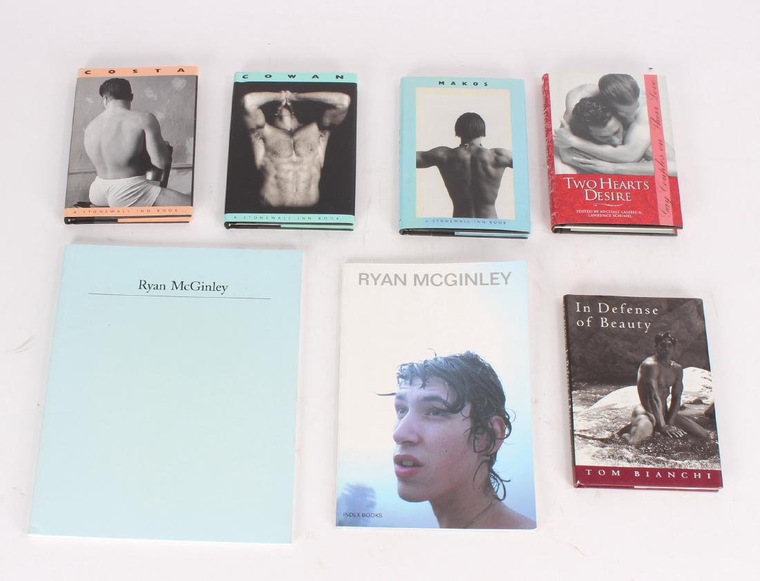 Gay Men's Photography Books.: Small collection of gay men's photography books featuring two by Ryan McGinley, Christopher Makos, Tom Bianchi & more.
