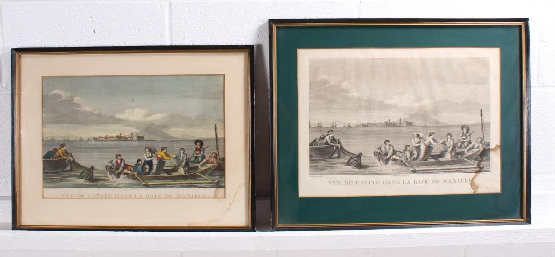 2 Versions of Antique Views of Manila Bay. (1 of 4)