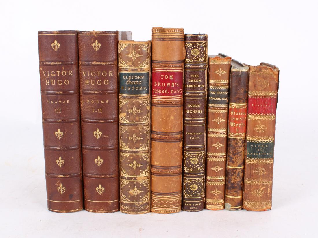 8 Exquisite and Rare Leather Bound Volumes (1 of 5)