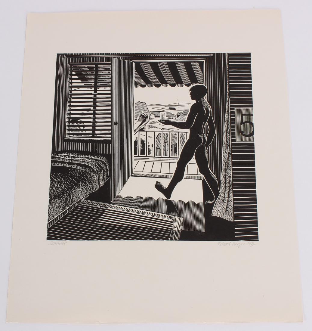 Roland Berger Sommer Linocut Print (1 of 2)
