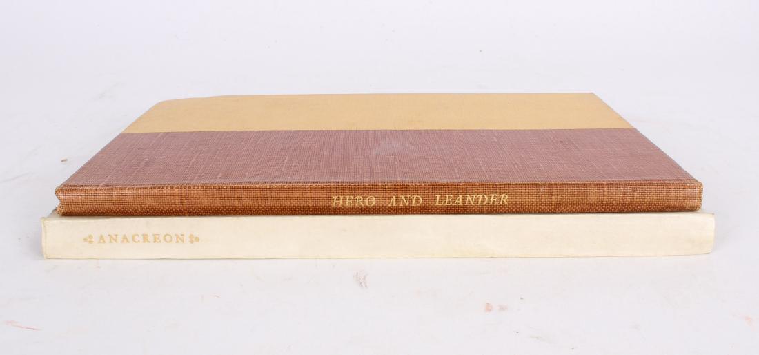 2 Limited Edition Translations: A pair of very beautifully printed limited editions of translations of classics: Hero & Leander translated by FL Lucas w engravings by John Buckland-Wright, published by Christopher Sandford 1949 #410