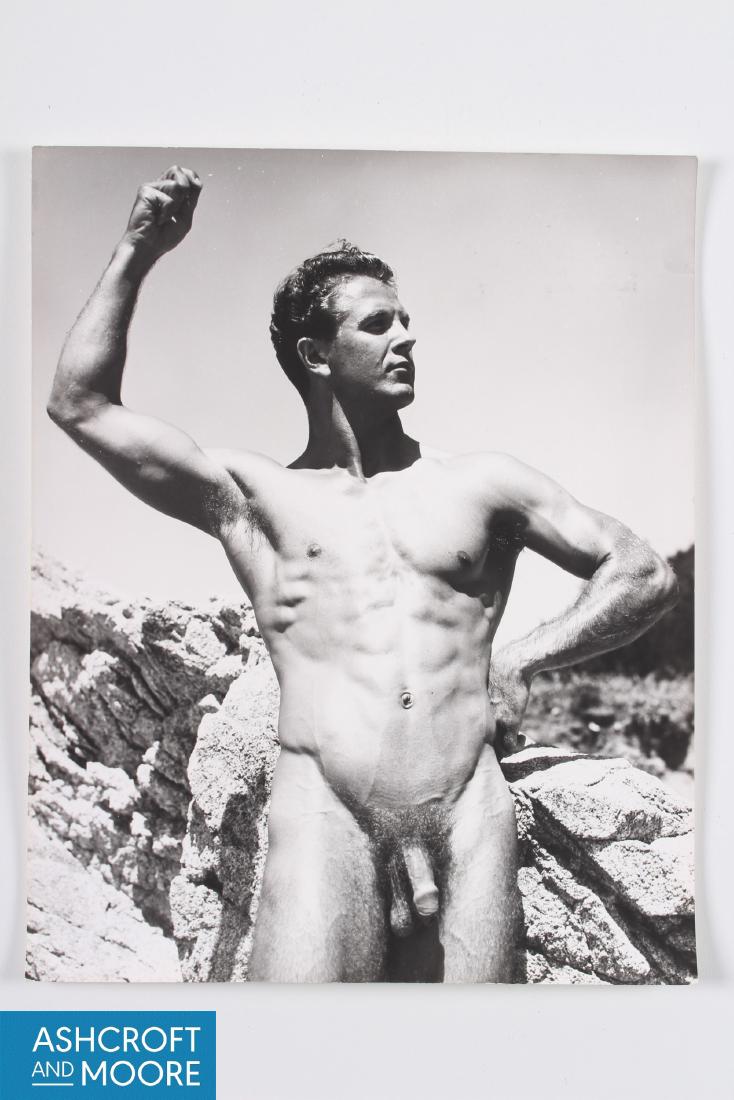 Original Dave Martin of San Francisco Athletic Physique: Original Dave Martin of San Francisco Athletic Physique Male Nude Photograph. Ashcroft and Moore LLC is licensed by the Estate of Dave Martin as seller of his catalog of photographs that span his care