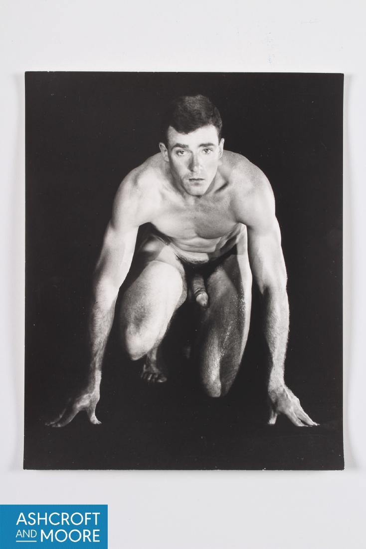 Original Dave Martin of San Francisco Athletic Physique: Original Dave Martin of San Francisco Athletic Physique Male Nude Photograph. Ashcroft and Moore LLC is licensed by the Estate of Dave Martin as seller of his catalog of photographs that span his care