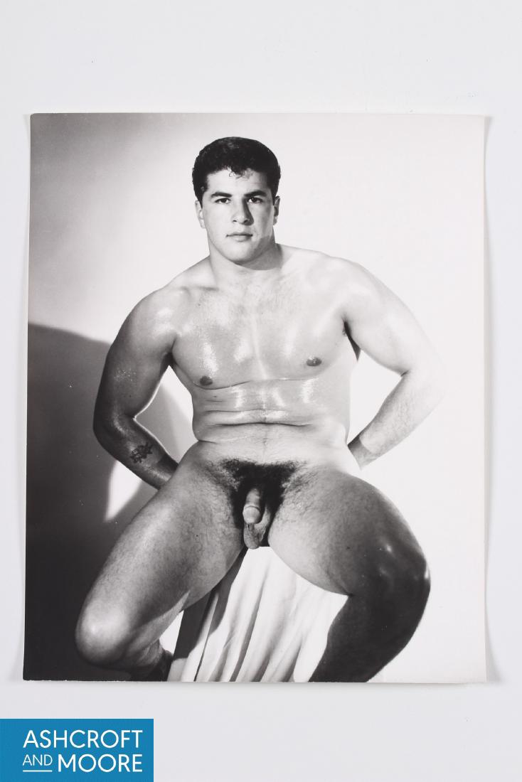Original Dave Martin of San Francisco Athletic Physique: Original Dave Martin of San Francisco Athletic Physique Male Nude Photograph. Ashcroft and Moore LLC is licensed by the Estate of Dave Martin as seller of his catalog of photographs that span his care