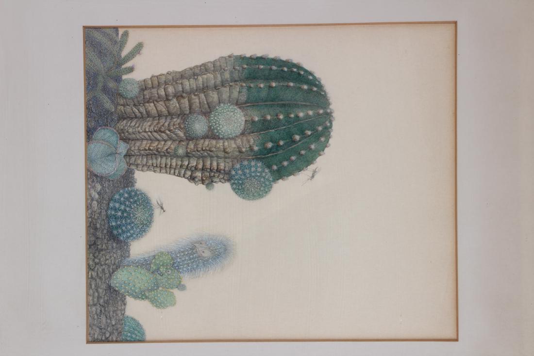 Baron Ernst Von Maydell (Estonian): Baron Ernst Von Maydell (Estonian) botanical aquarelle. Framed under glass. Size: 22" x 18" Frame, 11 1/2" x 10 " Sight
