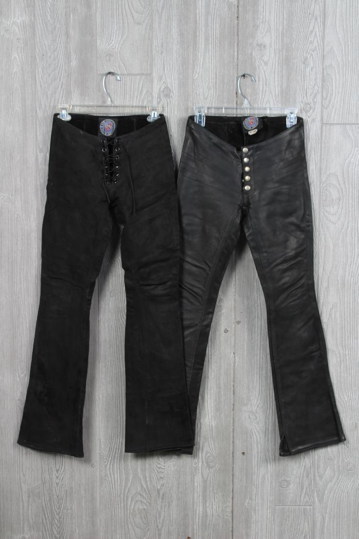 Two Pairs of Vintage Leather Pants (1 of 4)