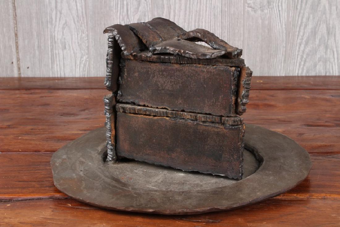 Studio Made Steel Cake Slice: Studio Made Steel Cake Slice. Size: 6" x 11" x 11"