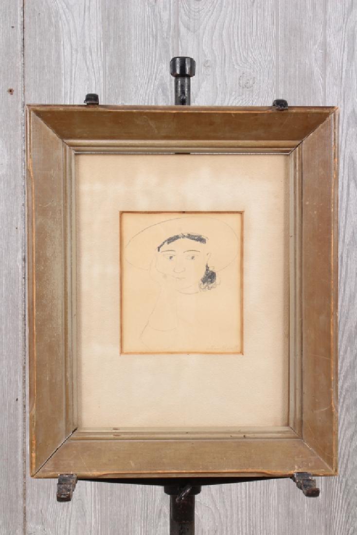 William Barnett (American, 20th C) Portrait Study: William Barnett (American, 20th C) Portrait Study.