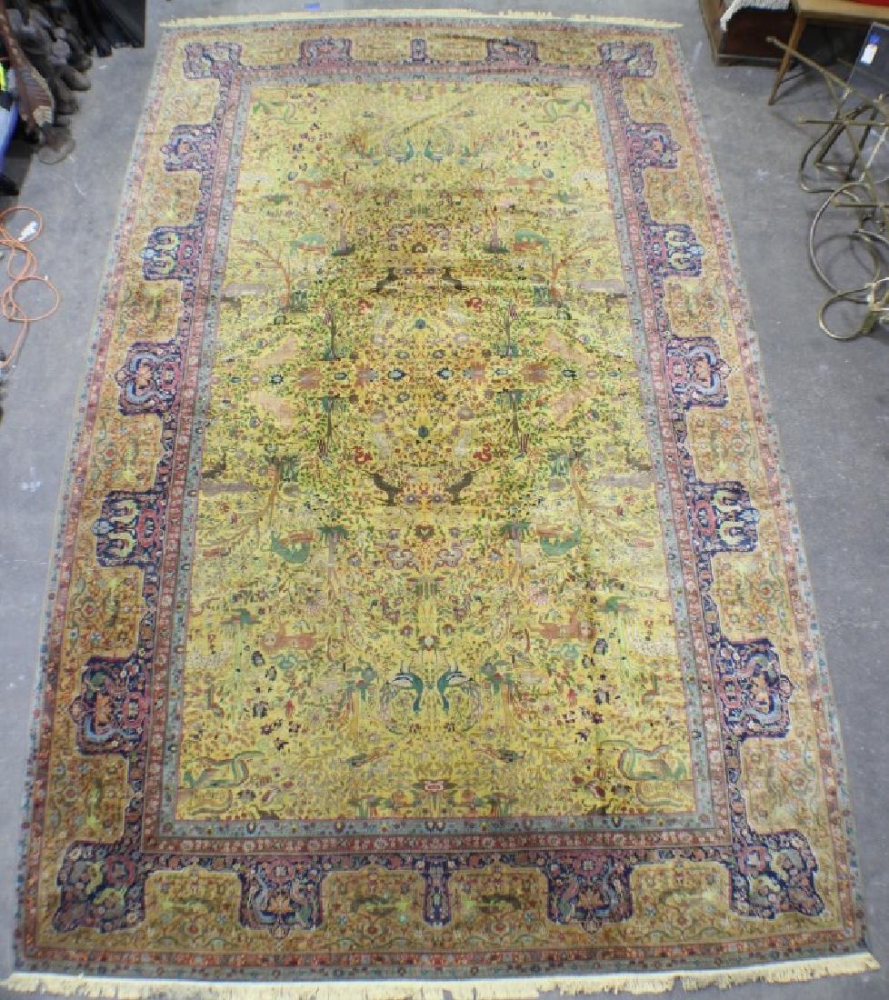 Semi Antique Agra Rug 11' x 17'8": Semi Antique Agra Rug 11' x 17'8"