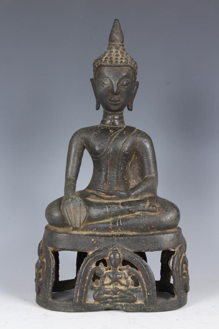 Antique Bronze Laos Buddha (1 of 5)