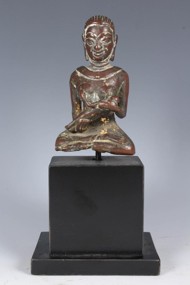 Antique Copper Burmese Votive Statue (1 of 4)