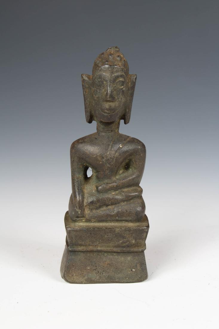 Antique Bronze Laos Tribal Buddha (1 of 4)