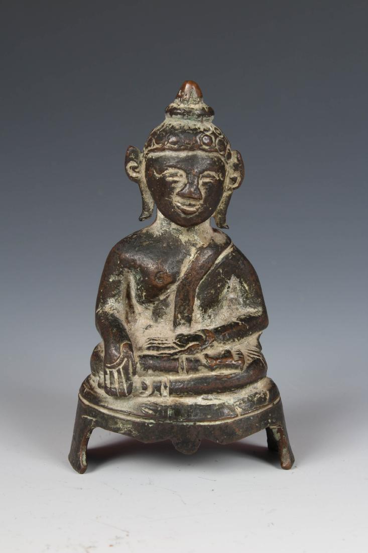Antique Bronze Laos Buddha (1 of 4)