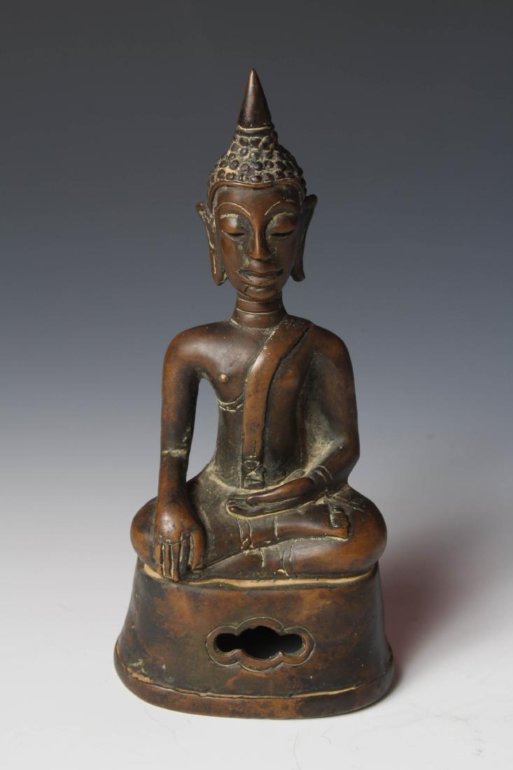 Antique Bronze Laos Buddha (1 of 4)