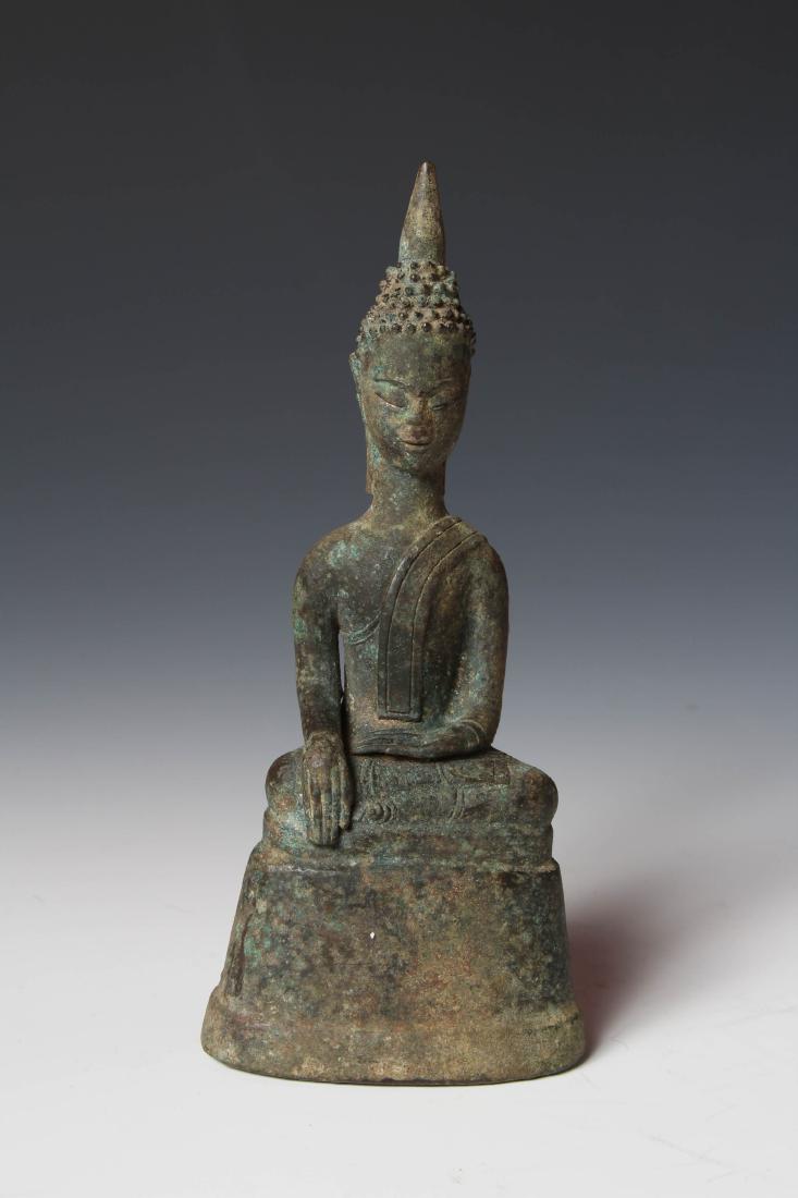 Antique Bronze Laos Village Buddha (1 of 4)