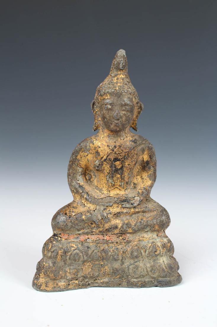 Antique Bronze Thai Buddha (1 of 4)