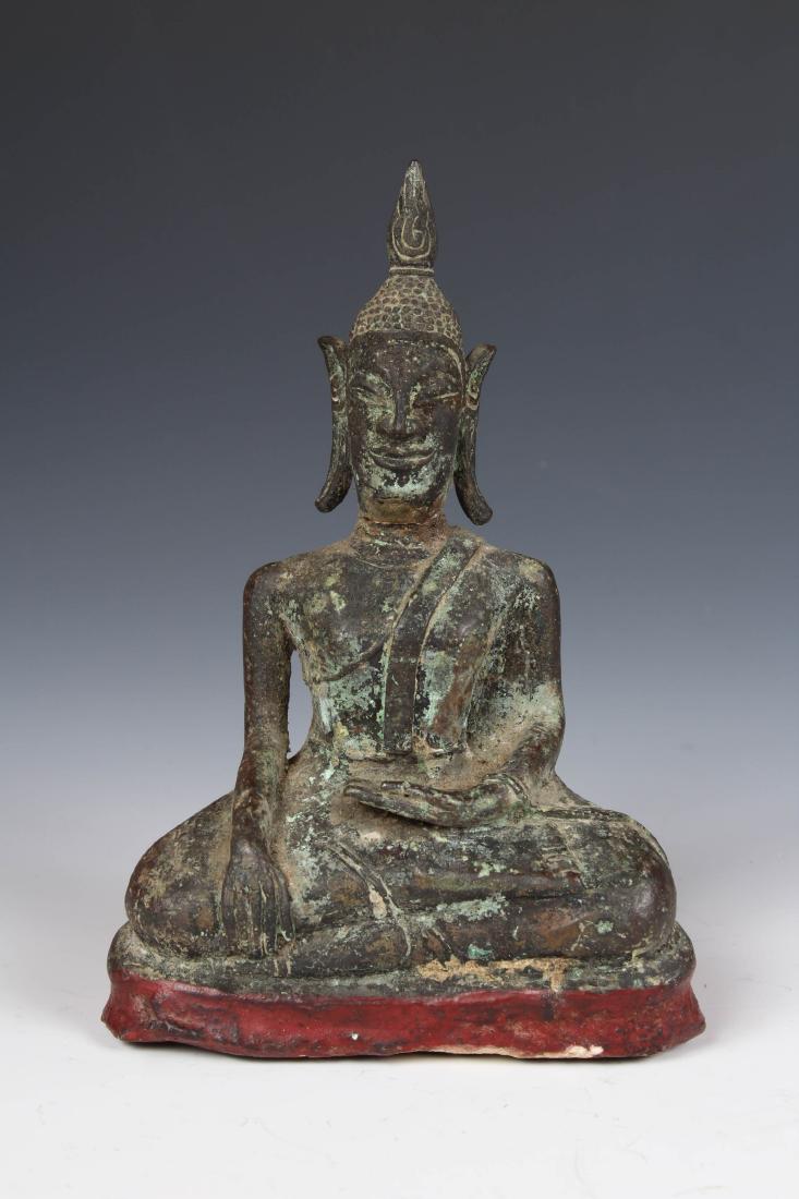 Antique Bronze Laos Buddha (1 of 4)