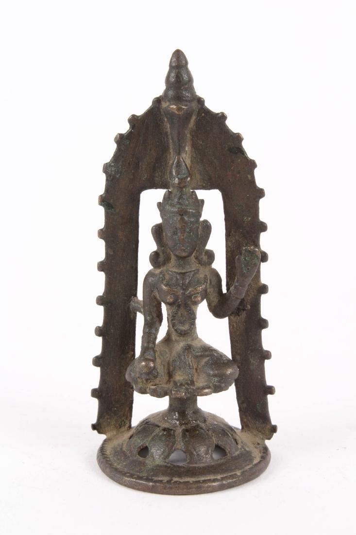 Antique Bronze Indian Statue -Laxmi (1 of 5)