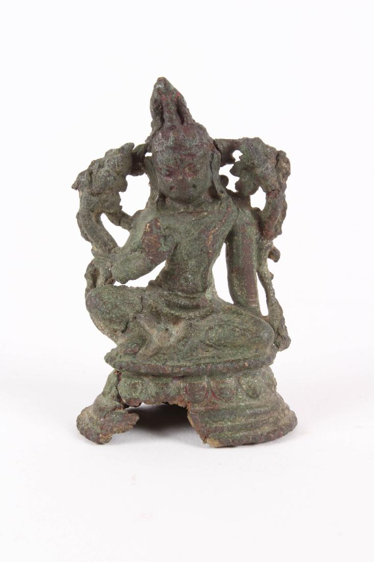 Ancient Pala Period Bronze Buddha (11-12th C) (1 of 5)