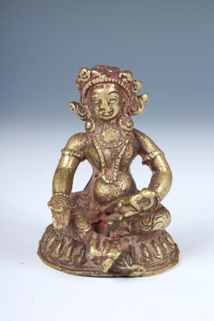 Antique Bronze Nepalese Statue (1 of 4)