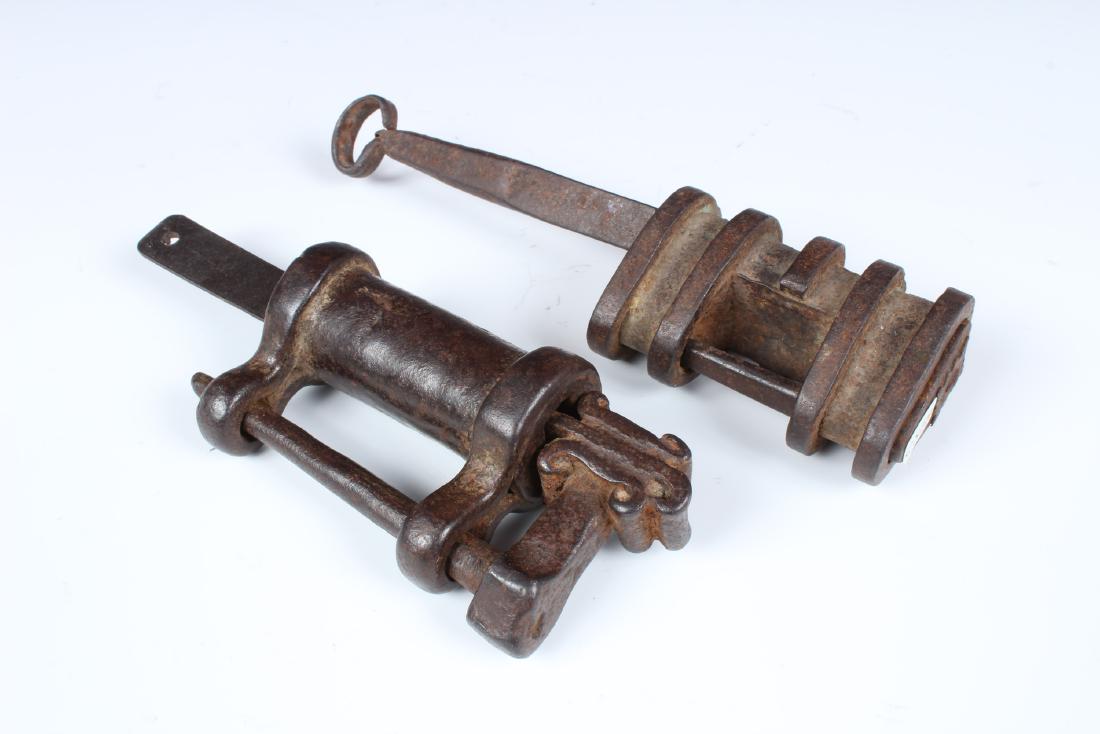 Antique Bronze Chinese Locks (1 of 3)