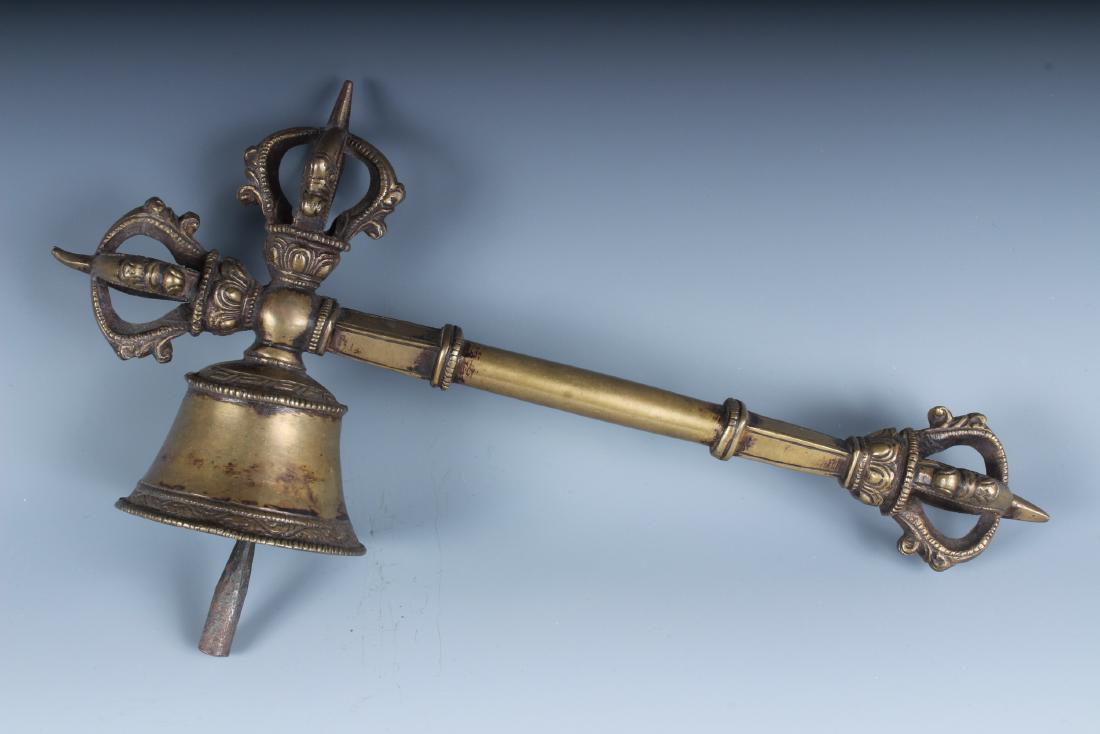Antique Bronze Tibetan Bell (1 of 5)