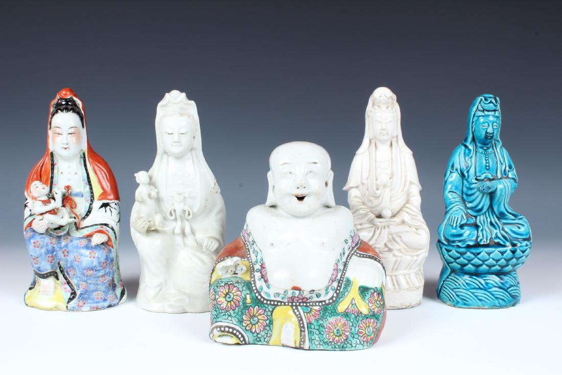 5 pc Chinese Porcelain Lot (1 of 5)