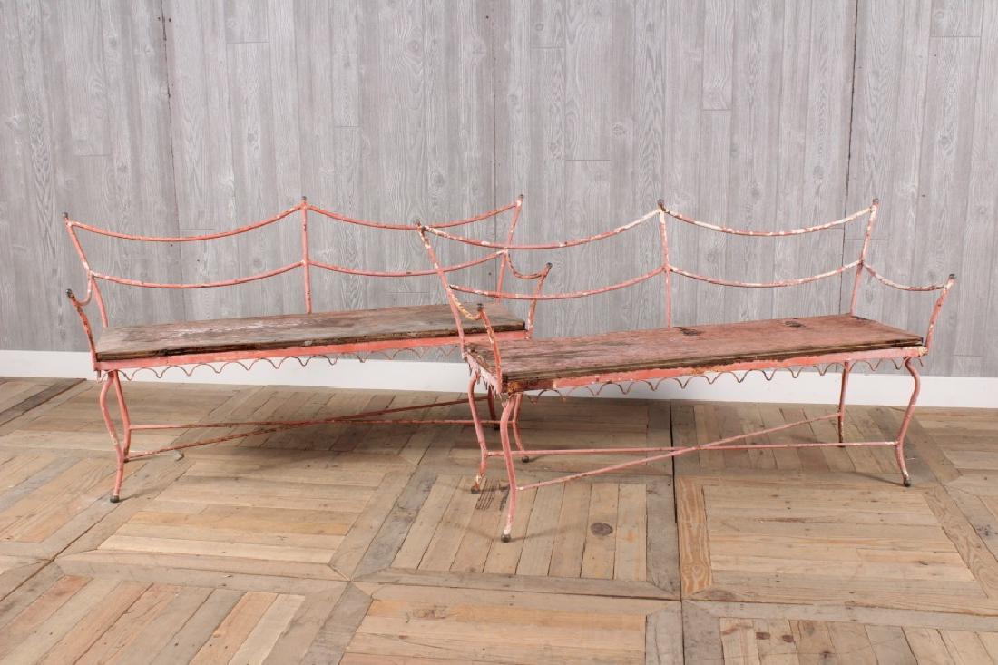 2 Wrought Iron Benches (1 of 4)