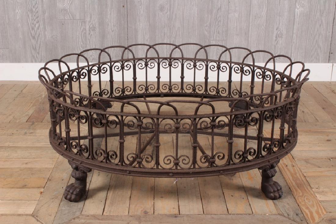 Wrought Iron Basket