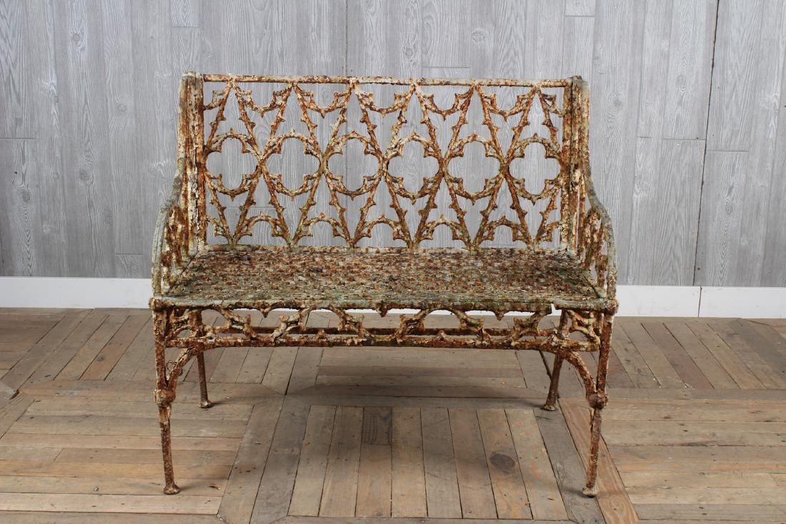 Cast Iron Gothic Style Bench (1 of 4)