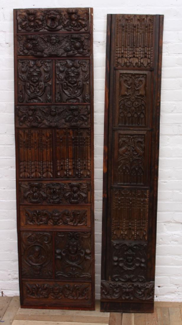 2 Assembled Panels of 17th and 18th C Carvings (1 of 1)