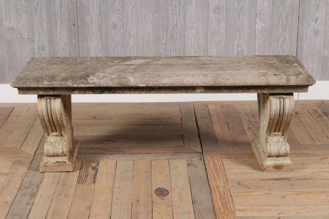 Terra Cotta Garden Bench (1 of 4)