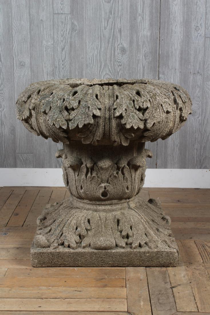 Cast Stone Acanthus Leaf Urn (1 of 4)