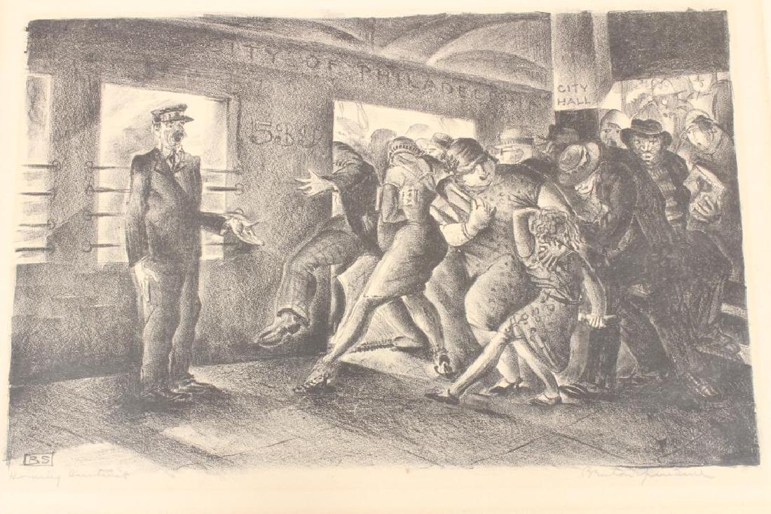 Benton Spruance (American 20th C) Homing Instinct (1 of 3)