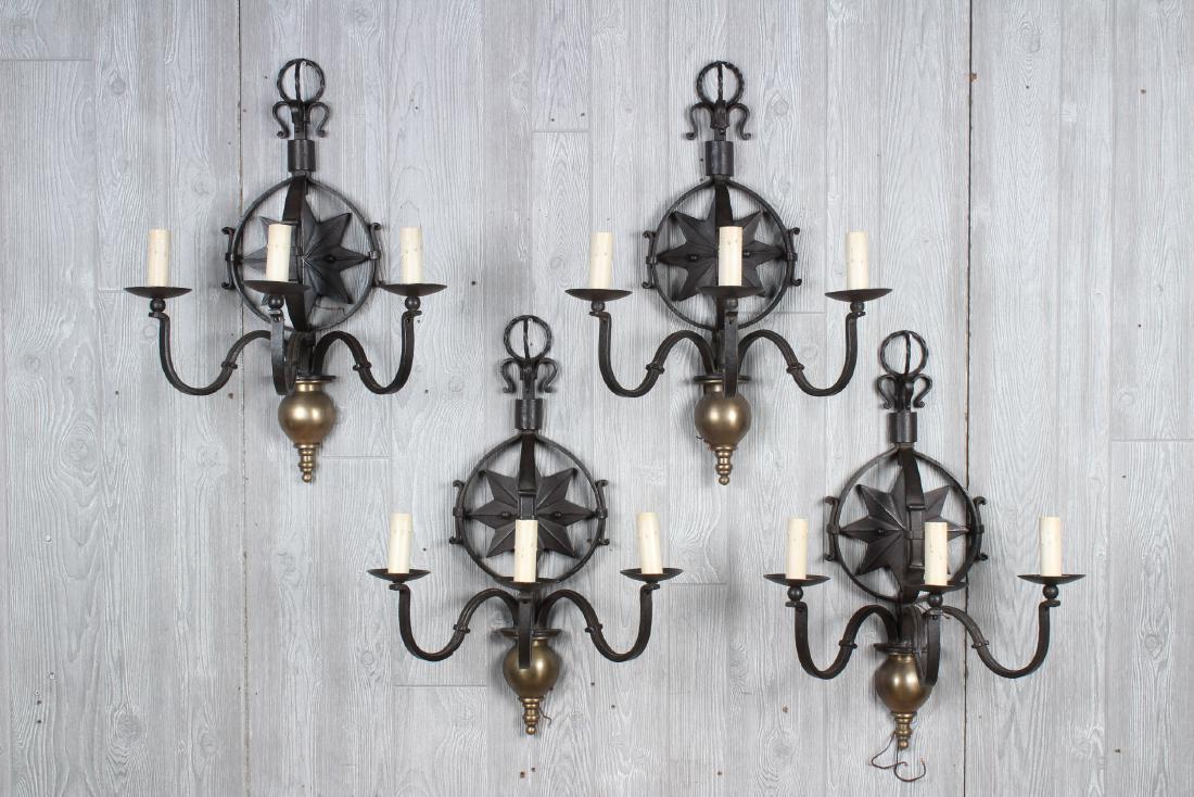 4 Paul Ferrante Wrought Iron Sconces (1 of 4)