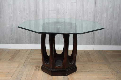 Asian Inspired Octagonal Dining Table