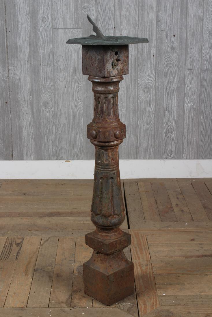 Sundial Atop Cast Iron Post (1 of 4)
