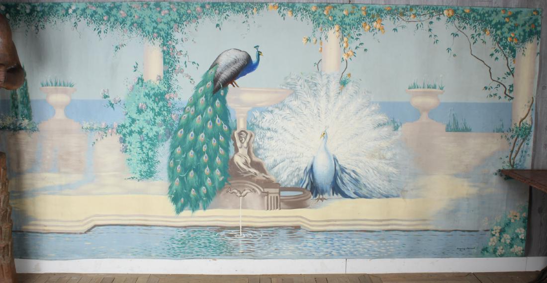 Garden Mural Signed Gregory Michael (1 of 5)