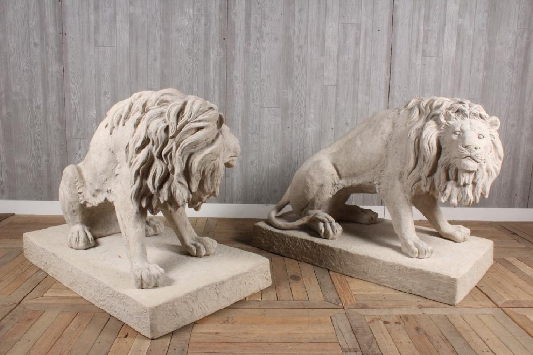 Monumental Pair Guard Lions (1 of 4)