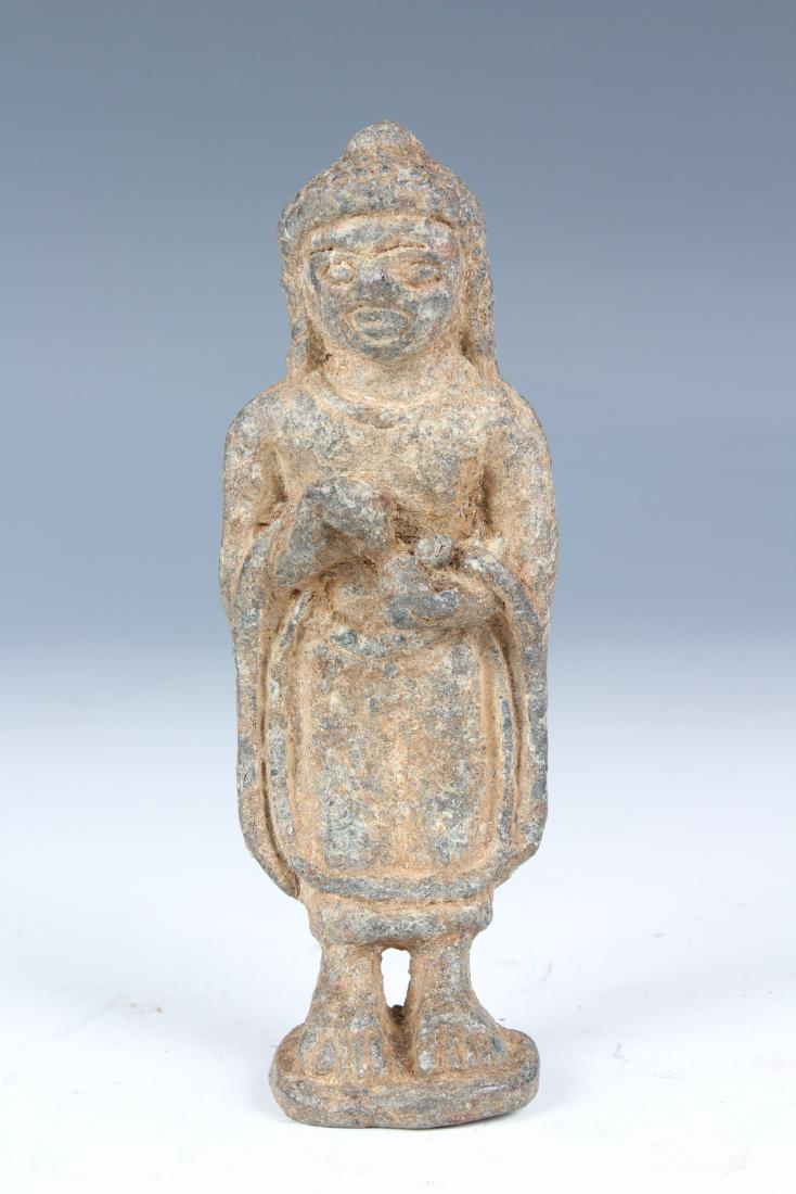 Antique Bronze Sitting Burmese Buddha (1 of 5)