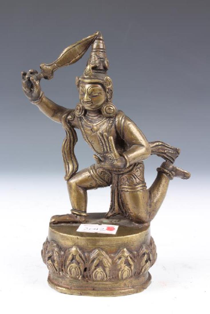 Antique Bronze Nepalese Statue (1 of 5)